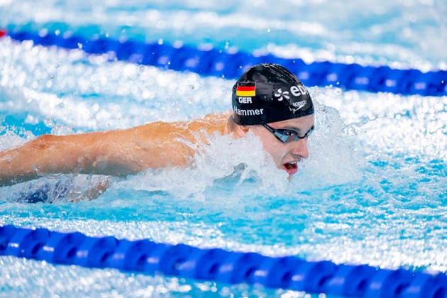 France, Paris, Centre Aquatique Olympique Metropole du Grand Paris, 15.08.2026, European Aquatics Championships, Day 16 - Morning Session, Finn Hammer, SG Essen, Germany, Photo by Eibner Pressefoto Tino Henschel European Aquatics Championships, Day 16 - Morning Session Paris *** France, Paris, Centre Aquatique Olympique Metropole du Grand Paris, August 15, 2026, European Aquatics Championships, Day 16 Morning Session, Finn Hammer, SG Essen, Germany, Photo by Eibner Pressefoto Tino Henschel European Aquatics Championships, Day 16 Morning Session Paris Copyright: xEibnerxPressefotox