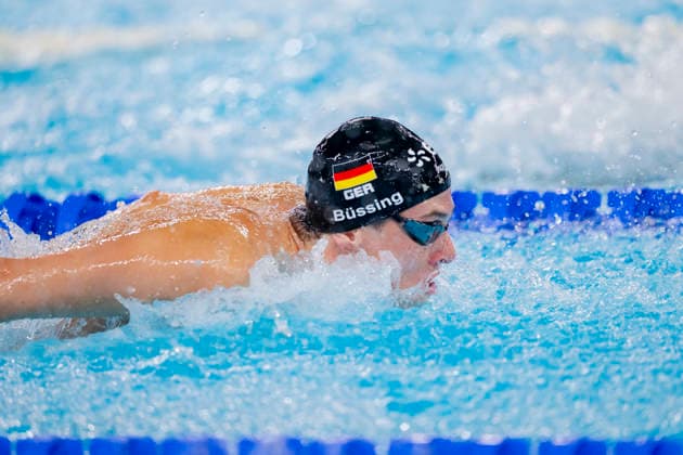 France, Paris, Centre Aquatique Olympique Metropole du Grand Paris, 15.08.2026, European Aquatics Championships, Day 16 - Morning Session, Cedric Buessing, SG Essen, Germany, Photo by Eibner Pressefoto Tino Henschel European Aquatics Championships, Day 16 - Morning Session Paris *** France, Paris, Centre Aquatique Olympique Metropole du Grand Paris, August 15, 2026, European Aquatics Championships, Day 16 Morning Session, Cedric Buessing, SG Essen, Germany, Photo by Eibner Pressefoto Tino Henschel European Aquatics Championships, Day 16 Morning Session Paris Copyright: xEibnerxPressefotox