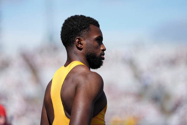 ATHLETICS - European Athletics Championships BIRMINGHAM,ENGLAND,15.AUG.26 - ATHLETICS - European Athletics Championships, 4x100m, relay, Men. Image shows Lucas Ansah-Peprah (GER).  GEPAxpictures xRanjithxKumar