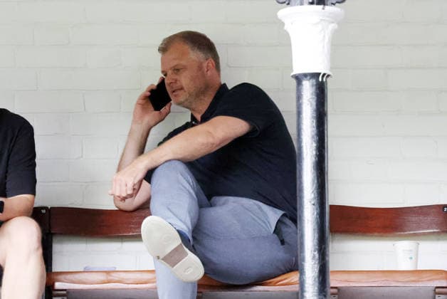 15.08.26 Fulham FC - VfB Stuttgart England, London, 15.08.2026, Fussball, Bundesliga, Saison 2026 2027, Testspiel, Fulham FC - VfB Stuttgart: Fabian Wohlgemuth (Vorstand VfB Stuttgart). *** August 15, 2026: Fulham FC vs. VfB Stuttgart, England, London, August 15, 2026, Soccer, Bundesliga, 2026–2027 Season, Friendly Match, Fulham FC vs. VfB Stuttgart, Fabian Wohlgemuth, Director of Sports, VfB Stuttgart