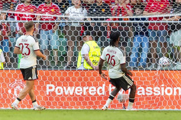 Manchester United, ManU v AC Milan Friendly Mach Luke Shaw, Ayden Heaven during a friendly match between Manchester United and AC Milan in Wroclaw,Poland on August 15, 2026 Wroclaw Poland  Copyright: xAndrzejxIwanczukx originalFilename:iwanczuk-manchest260815_npWJZ.jpg