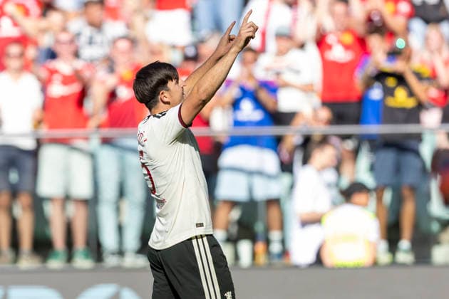 Manchester United, ManU v AC Milan Friendly Mach Harry Maguire during a friendly match between Manchester United and AC Milan in Wroclaw,Poland on August 15, 2026 Wroclaw Poland  Copyright: xAndrzejxIwanczukx originalFilename:iwanczuk-manchest260815_npWUp.jpg