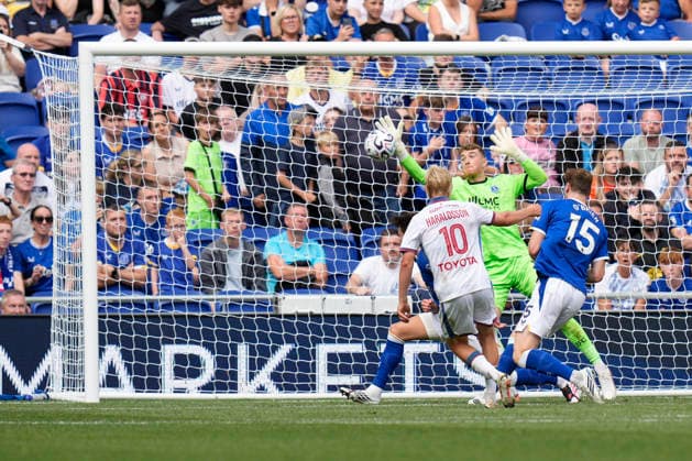 Everton v LOSC, Pre-Season Friendly Hakon Haraldsson of Lille OSC scores a goal to make it 1-1 in the 92nd minute during the Everton v LOSC Pre-Season Friendly match at the Hill Dickinson Stadium, Liverpool, England on 15 August 2026 Credit: Steve Flynn Every Second Media Editorial use only. All images are copyright Every Second Media Limited. No images may be reproduced without prior permission. Copyright: xIMAGO EveryxSecondxMediax ESM-2091-0073 StevexFlynnx xEveryxSecondxMediax