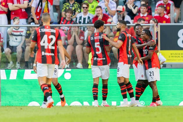 Manchester United, ManU v AC Milan Friendly Mach Samuel Chukwueze during a friendly match between Manchester United and AC Milan in Wroclaw,Poland on August 15, 2026 Wroclaw Poland  Copyright: xAndrzejxIwanczukx originalFilename:iwanczuk-manchest260815_npJmi.jpg