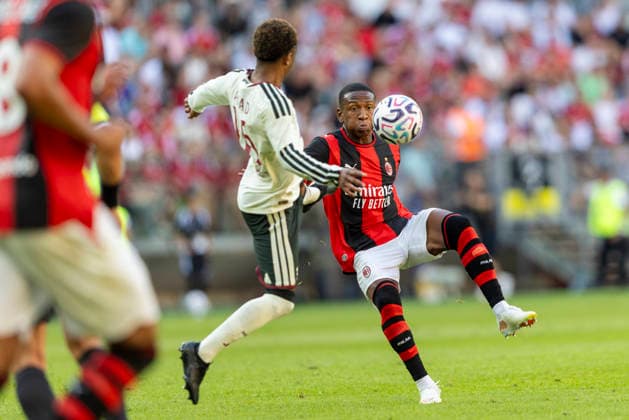 Manchester United, ManU v AC Milan Friendly Mach Amad Diallo, Lucas Conde during a friendly match between Manchester United and AC Milan in Wroclaw,Poland on August 15, 2026 Wroclaw Poland  Copyright: xAndrzejxIwanczukx originalFilename:iwanczuk-manchest260815_np8a9.jpg