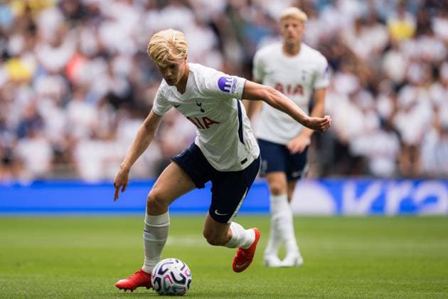 Lucas Bergvall of Tottenham Hotspur in action Tottenham Hotspur vs Hoffenheim, Club Friendlies, Tottenham Hotspur Stadium, London, UK - 15 Aug 2026London Tottenham Hotspur Stadium United Kingdom  Copyright: xWiredxPhotos Shutterstockx 17084203bi