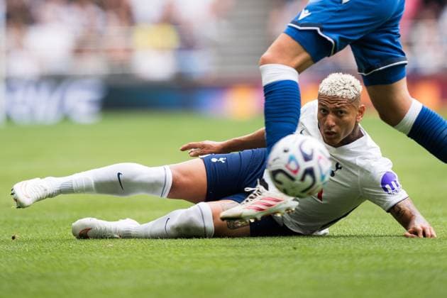 Richarlison of Tottenham Hotspur in action Tottenham Hotspur vs Hoffenheim, Club Friendlies, Tottenham Hotspur Stadium, London, UK - 15 Aug 2026London Tottenham Hotspur Stadium United Kingdom  Copyright: xWiredxPhotos Shutterstockx 17084203cr