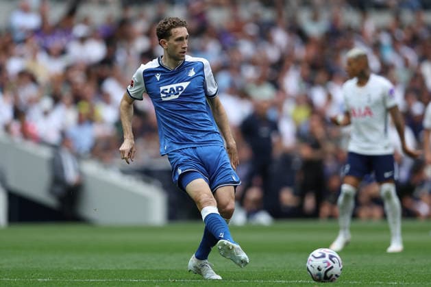 RECORD DATE NOT STATED 15th August 2026; Tottenham Hotspur Stadium, London, England; Friendly Football, Tottenham Hotspur versus TSG Hoffenheim; Arthur Chaves of TSG Hoffenheim KatiexChan