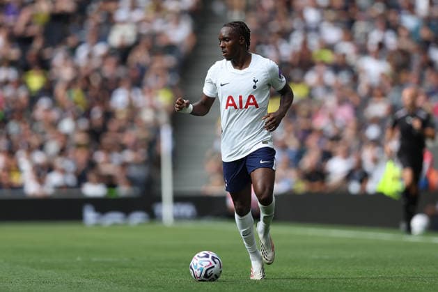 RECORD DATE NOT STATED 15th August 2026; Tottenham Hotspur Stadium, London, England; Friendly Football, Tottenham Hotspur versus TSG Hoffenheim; Mathys Tel of Tottenham Hotspur KatiexChan