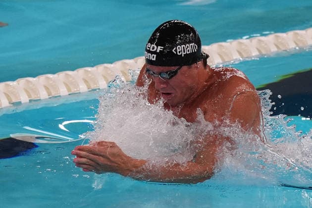 gold medal NicolÃ² Martinenghi from Italy Men s 50m Breaststroke Final at the Swimming European Aquatics Championships Paris 2026, Paris, August 15, 2026 .  Copyright: xDavidexSpada LaPressex