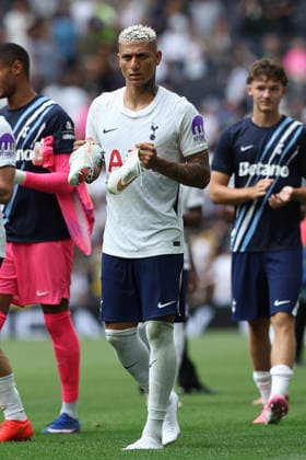 RECORD DATE NOT STATED 15th August 2026; Tottenham Hotspur Stadium, London, England; Friendly Football, Tottenham Hotspur versus TSG Hoffenheim; Richarlison of Tottenham Hotspur after the match KatiexChan