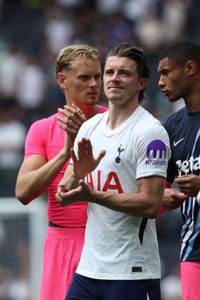 RECORD DATE NOT STATED 15th August 2026; Tottenham Hotspur Stadium, London, England; Friendly Football, Tottenham Hotspur versus TSG Hoffenheim; Conor Gallagher of Tottenham Hotspur after the match KatiexChan
