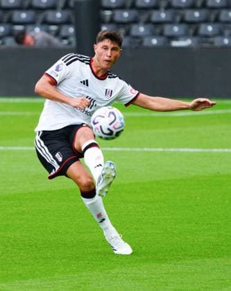 Jorge Cuenca of Fulham Fulham v Stuttgart, Pre Season Friendly, Football, Craven Cottage, London, UK - 15 Aug 2026London Craven Cottage United Kingdom EDITORIAL USE ONLY No use with unauthorised audio, video, data, fixture lists, club league logos or live services. Online in-match use limited to 120 images, no video emulation. No use in betting, games or single club league player publications.  Copyright: xJavierxGarcia Shutterstockx 17070137ba