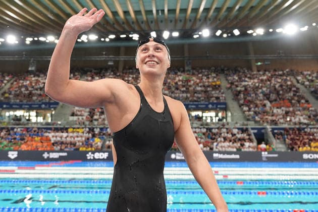 Anita Gastaldi silver medal Women s 200m Individual Medley Final from Italy at the Swimming European Aquatics Championships Paris 2026, Paris, August 15, 2026 .  Copyright: xGianxMattiaxD Alberto LaPressex