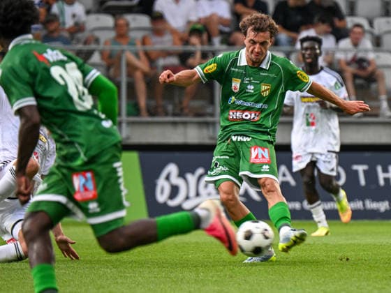 SOCCER - BL, A.Lustenau vs WAC LUSTENAU,AUSTRIA,15.AUG.26 - SOCCER - ADMIRAL Bundesliga, SC Austria Lustenau vs Wolfsberger AC. Image shows Sacha Delaye (A.Lustenau).  GEPAxpictures xOliverxLerch