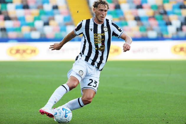 Udinese s mergim vojvoda during the Coppa Italia between Udinese and Padova at the Bluenergy Stadium in Udine, north east Italy - Saturday, August 15,2026 - soccer  Copyright: xAndreaxBressanutti LaPressex