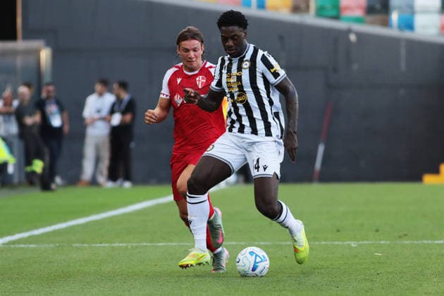 Udinese s James abankwah during the Coppa Italia between Udinese and Padova at the Bluenergy Stadium in Udine, north east Italy - Saturday, August 15,2026 - soccer  Copyright: xAndreaxBressanutti LaPressex