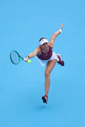 August 15, 2026, Mason, Oh, USA: Cincinnati Open Tennis 2026 - Amanda Anisimova plays a ball against Zeynep Sonmez. Cincinnati Open Tennis 2026  - ZUMAn24_ 20260815_zaf_n24_045 Copyright: xWallyxNellx