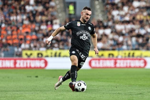 SOCCER - BL, Sturm vs Altach GRAZ,AUSTRIA,15.AUG.26 - SOCCER - ADMIRAL Bundesliga, SK Sturm Graz vs SCR Altach. Image shows Juergen Heil (Sturm).  GEPAxpictures xChrisxBauer
