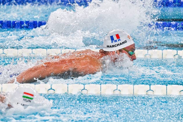 NATATION : Championnat d europe de natation 2026 - PARIS - 15 08 2026 Leon Marchand (FRA) Saint DenisFrance  Copyright: xBaptistexAutissierx