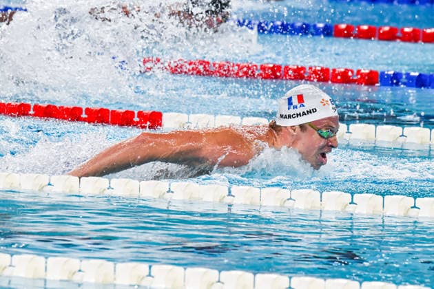 NATATION : Championnat d europe de natation 2026 - PARIS - 15 08 2026 Leon Marchand (FRA) Saint DenisFrance  Copyright: xBaptistexAutissierx