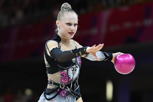 Alina Ott (Deutschland) Weltmeisterschaften Rhythmische Sportgymnastik - Mehrkampf Gruppe, 15.08.2026 Weltmeisterschaften Rhythmische Sportgymnastik - Mehrkampf Gruppe, 15.08.2026, Frankfurt *** Alina Ott, Germany, Rhythmic Gymnastics World Championships, Group All-Around, August 15, 2026, Rhythmic Gymnastics World Championships, Group All-Around, August 15, 2026, Frankfurt Copyright: xEibner-Pressefoto xHoepnerx EP_PHR