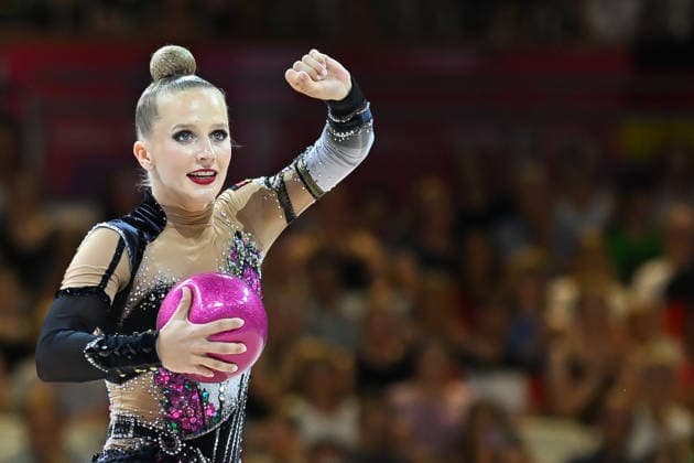 Anja Kosan (Deutschland) Weltmeisterschaften Rhythmische Sportgymnastik - Mehrkampf Gruppe, 15.08.2026 Weltmeisterschaften Rhythmische Sportgymnastik - Mehrkampf Gruppe, 15.08.2026, Frankfurt *** Anja Kosan, Germany, Rhythmic Gymnastics World Championships, Group All-Around, August 15, 2026, Rhythmic Gymnastics World Championships, Group All-Around, August 15, 2026, Frankfurt Copyright: xEibner-Pressefoto xHoepnerx EP_PHR