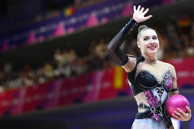 Anna-Maria Shatokhin (Deutschland) Weltmeisterschaften Rhythmische Sportgymnastik - Mehrkampf Gruppe, 15.08.2026 Weltmeisterschaften Rhythmische Sportgymnastik - Mehrkampf Gruppe, 15.08.2026, Frankfurt *** Anna Maria Shatokhin, Germany, Rhythmic Gymnastics World Championships, Group All-Around, August 15, 2026, Rhythmic Gymnastics World Championships, Group All-Around, August 15, 2026, Frankfurt Copyright: xEibner-Pressefoto xHoepnerx EP_PHR