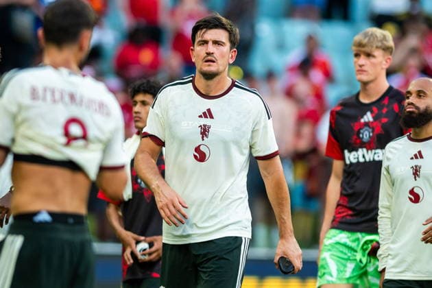 2026.08.15 Wroclaw PiÅ‚ka noÅ¼na - Mecz towarzyski sezon 2026 2027 Manchester United, ManU - AC Milan N z Harry Maguire Foto Gleb Soboliev PressFocus 2026.08.15 Wroclaw Football - friendly match season 2026 2027 Manchester United - AC Milan Harry Maguire Credit: Gleb Soboliev PressFocus NEWSPIX.PL --- newspix.pl 