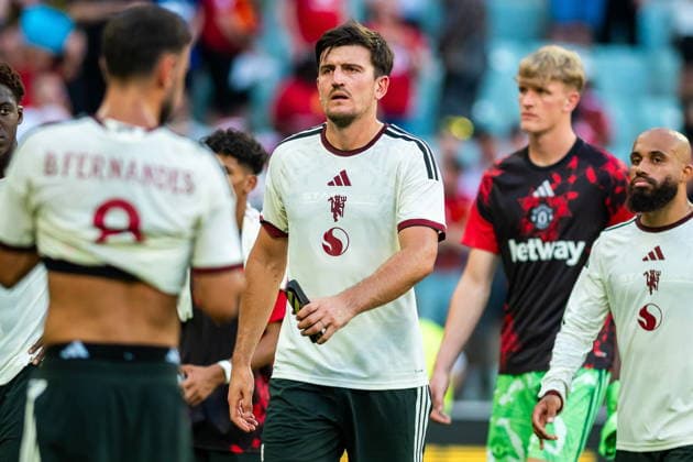 2026.08.15 Wroclaw PiÅ‚ka noÅ¼na - Mecz towarzyski sezon 2026 2027 Manchester United, ManU - AC Milan N z Harry Maguire Foto Gleb Soboliev PressFocus 2026.08.15 Wroclaw Football - friendly match season 2026 2027 Manchester United - AC Milan Harry Maguire Credit: Gleb Soboliev PressFocus NEWSPIX.PL --- newspix.pl 
