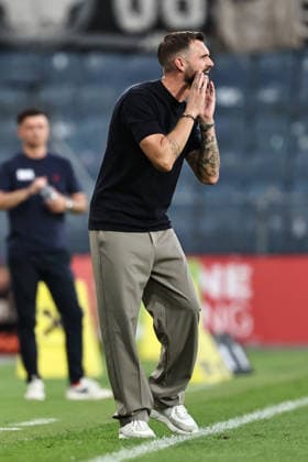 SOCCER - BL, Sturm vs Altach GRAZ,AUSTRIA,15.AUG.26 - SOCCER - ADMIRAL Bundesliga, SK Sturm Graz vs SCR Altach. Image shows head coach Fabio Ingolitsch (Sturm).  GEPAxpictures xChrisxBauer