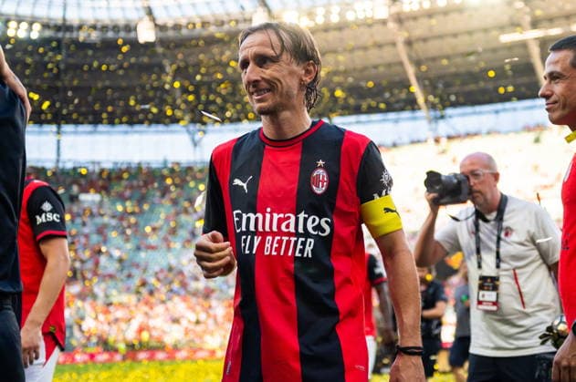 2026.08.15 Wroclaw PiÅ‚ka noÅ¼na - Mecz towarzyski sezon 2026 2027 Manchester United, ManU - AC Milan N z Luka Modric Foto Gleb Soboliev PressFocus 2026.08.15 Wroclaw Football - friendly match season 2026 2027 Manchester United - AC Milan Luka Modric Credit: Gleb Soboliev PressFocus NEWSPIX.PL --- newspix.pl 