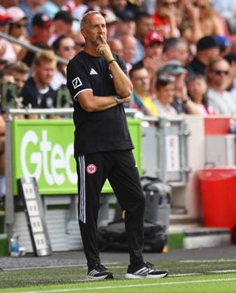 Adi Hutter head coach of Eintracht Frankfurt Brentford v Eintracht Frankfurt, Pre Season Friendly, Football, Gtech Community Stadium, London, UK - 15 Aug 2026London Gtech Community Stadium United Kingdom EDITORIAL USE ONLY No use with unauthorised audio, video, data, fixture lists, club league logos or live services. Online in-match use limited to 120 images, no video emulation. No use in betting, games or single club league player publications.  Copyright: xMichaelxZemanek Shutterstockx 17070130bz