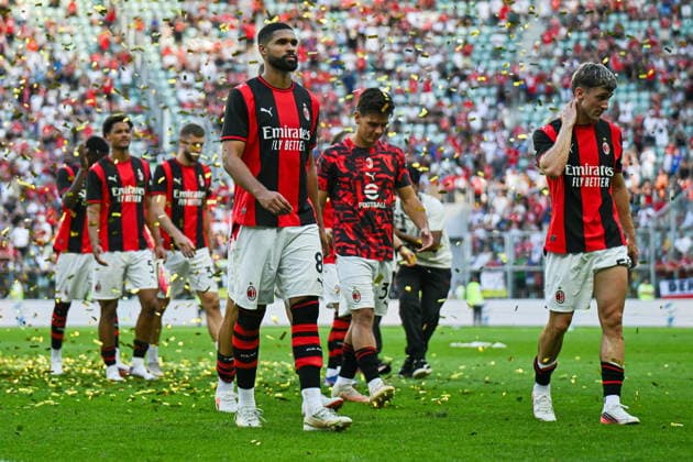 15.08.2026 Wroclaw, Poland. Manchester United, ManU take on AC Milan during the pre-season friendly match at Tarczynski Arena Wroclaw. --- Mecz towarzyski. Manchester United - AC Milan na Tarczynski Arena Wroclaw. Persons Shown: Bruno Fernandes AC Milan Fot. Antoni Dec Arena Akcji NEWSPIX.PL --- newspix.pl 