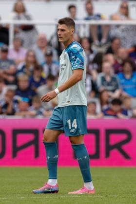Newcastle United v Bayer 04 Leverkusen, Pre-Season Friendly Patrik Schick of Bayer Leverkusen during the Newcastle United v Bayer 04 Leverkusen at St. James Park, Newcastle Upon Tyne, England on 15 August 2026 Credit: Craig Cowan Every Second Media Editorial use only. All images are copyright Every Second Media Limited. No images may be reproduced without prior permission. Copyright: xIMAGO EveryxSecondxMediax ESM-2094-0149 CraigxCowanx xEveryxSecondxMediax