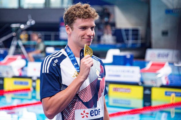 NATATION : Championnat d europe de natation 2026 - PARIS - 15 08 2026 Leon Marchand (FRA) Saint DenisFrance  Copyright: xBaptistexAutissierx