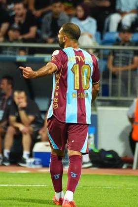 ISTANBUL, TURKEY - AUGUST 15: Mohamed Salah of Trabzonspor during the Turkish Super League 2026 27 match between Kasimpasa SK and Trabzonspor at Recep Tayyip Erdogan Stadium on August 15, 2026 in Istanbul, Turkey. Istanbul Kasimpasa Turkey Copyright: xSeskimphotox Kasimpasa-Trabzonspor-1508 (147)