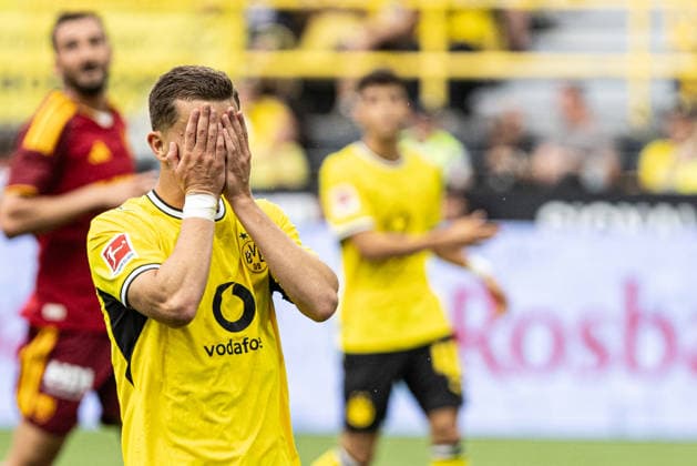 Testspiel, BVB-Saisoneröffnung 2026 27: Borussia Dortmund - AS Roma; 15.08.2026 Konstantinos Karetsas (Borussia Dortmund, 19) Testspiel, BVB-Saisoneröffnung 2026 27: Borussia Dortmund - AS Roma; Signal Iduna Park, Dortmund; 15.08.2026 *** Friendly Match, BVB 2026–27 Season Opener: Borussia Dortmund vs. AS Roma, August 15, 2026; Konstantinos Karetsas, Borussia Dortmund, 19; Friendly Match, BVB 2026–27 Season Opener: Borussia Dortmund vs. AS Roma, Signal Iduna Park, Dortmund, August 15, 2026 Copyright: xBEAUTIFULxSPORTS Buriakovx