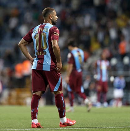 Kasimpasa v Trabzonspor - Turkish Super Lig ISTANBUL, TURKIYE - AUGUST 15: Mohamed Salah of Trabzonspor is seen after Turkish Super Lig week 1 football match between Kasimpasa and Trabzonspor at Recep Tayyip Erdogan Stadium in Istanbul, Turkiye on August 15, 2026. Ali Atmaca Anadolu Istanbul Turkey. Editorial use only. Please get in touch for any other usage.  Copyright: x2026xAnadoluxAlixAtmacax