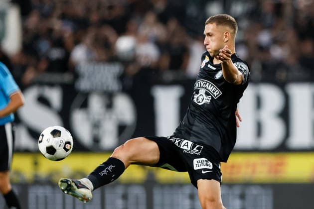 SOCCER - BL, Sturm vs Altach GRAZ,AUSTRIA,15.AUG.26 - SOCCER - ADMIRAL Bundesliga, SK Sturm Graz vs SCR Altach. Image shows Petar Petrovic (Sturm).  GEPAxpictures xJamesxDoak