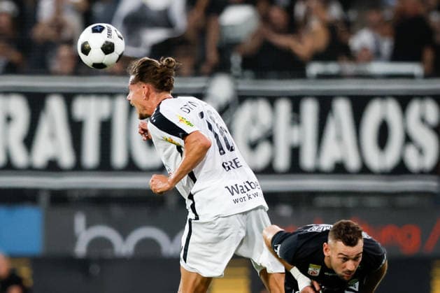SOCCER - BL, Sturm vs Altach GRAZ,AUSTRIA,15.AUG.26 - SOCCER - ADMIRAL Bundesliga, SK Sturm Graz vs SCR Altach. Image shows Patrick Sebastian Greil (Altach).  GEPAxpictures xJamesxDoak