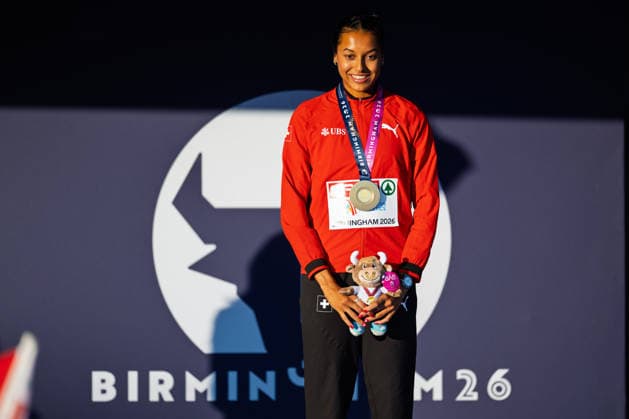BIRMINGHAM, UNITED KINGDOM - AUGUST 15: Audrey Werro of Switzerland wins the Gold Medal in the Women s 800m during the European Athletics Championships at Alexander Stadium on August 15, 2026 in Birmingham, United Kingdom. England United Kingdom Copyright: xBEAUTIFULxSPORTS TobiasxLacknerx