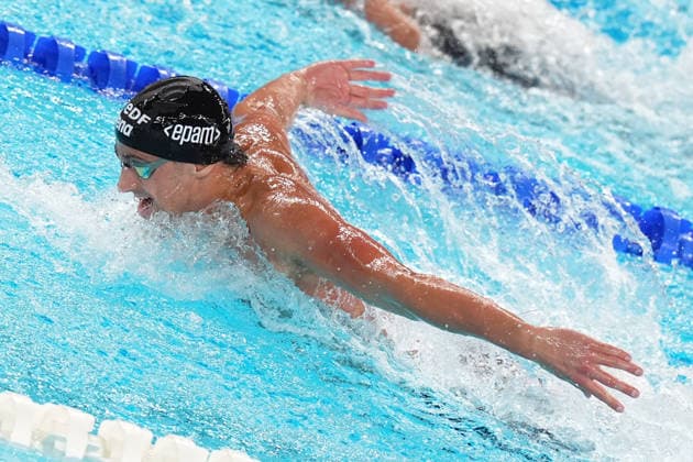 Alberto Razzetti during Men™s 200m Butterfly final at the Swimming European Aquatics Championships Paris 2026, Paris, August 15 , 2026  Copyright: xSpada LaPressex