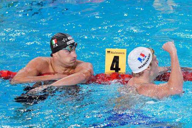 Alberto Razzetti during Men™s 200m Butterfly final at the Swimming European Aquatics Championships Paris 2026, Paris, August 15 , 2026  Copyright: xSpada LaPressex