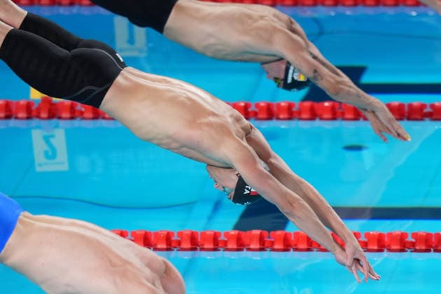 Alberto Razzetti during Men™s 200m Butterfly final at the Swimming European Aquatics Championships Paris 2026, Paris, August 15 , 2026  Copyright: xSpada LaPressex