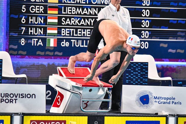 NATATION : Championnat d europe de natation 2026 - PARIS - 15 08 2026 Sacha Velly (FRA) Saint DenisFrance  Copyright: xBaptistexAutissierx