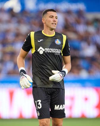 August 15, 2026, Vitoria, Alaba, Spain: David Soria of Getafe CF looks on during the LaLiga EA Sports match between Deportivo Alaves and Getafe CF at Mendizorrotza on August 15, 2026, in Vitoria, Spain. Deportivo Alaves V Getafe CF - LaLiga EA Sports  - ZUMAa181 20260815_zaa_a181_019 Copyright: xRicardoxLarreinax