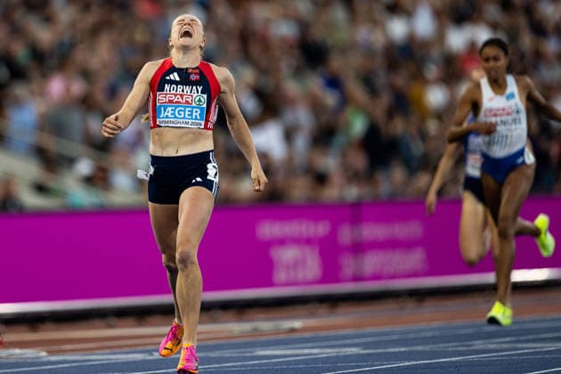 260815 Henriette Jaeger of Norway celebrates after women™s 400 meter final during day 6 of the 2026 European Athletics Championships on August 15, 2026 in Birmingham. Photo: Mathias Bergeld BILDBYRAN kod MB MT1071 friidrott athletics friidrett friidrotts-em em friidretts-em 2026 european athletics championships day 6 bbeng *** August 15, 2026: Henriette Jaeger of Norway celebrates after the women’s 400-meter final on Day 6 of the 2026 European Athletics Championships in Birmingham. 2026 in Birmingham. Photo by Mathias Bergeld. BILDBYRAN code MB MT1071. track and field, athletics, friidrett, friidrotts EM, 2026 European Athletics Championships, Day 6, bbeng  Copyright: MATHIASxBERGELD BB260815MB105
