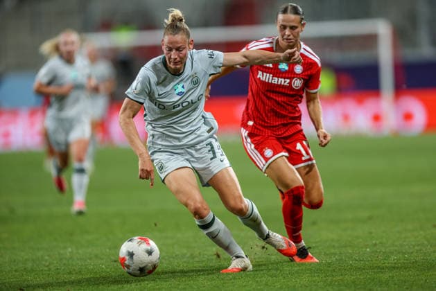 GER, Ingolstadt, Bayern München vs VfL Wolfsburg, DFB, Google Pixel Supercup der Frauen, Fussball, Spielzeit 2026 2027, Audi-Sportpark, Finale im Bild: Sarai Linder (VfL Wolfsburg Frauen 39) DFB DFL REGULATIONS PROHIBIT ANY USE OF PHOTOGRAPHS AS IMAGE SEQUENCES AND OR QUASI-VIDEO, 15.08.2026 *** GER, Ingolstadt, Bayern Munich vs. VfL Wolfsburg, DFB, Google Pixel Women s Super Cup, soccer, 2026–2027 season, Audi Sportpark, Final in Pictures: Sarai Linder, VfL Wolfsburg Women’s Team, 39, DFB, DFL. REGULATIONS PROHIBIT ANY USE OF PHOTOGRAPHS AS IMAGE SEQUENCES AND OR QUASI-VIDEO, August 15, 2026 Copyright: HMBxMedia HendrikxHamelau