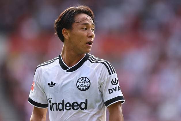 Keita Kosugi of Eintracht Frankfurt Brentford v Eintracht Frankfurt, Pre Season Friendly, Football, Gtech Community Stadium, London, UK - 15 Aug 2026London Gtech Community Stadium United Kingdom EDITORIAL USE ONLY No use with unauthorised audio, video, data, fixture lists, club league logos or live services. Online in-match use limited to 120 images, no video emulation. No use in betting, games or single club league player publications.  Copyright: xMichaelxZemanek Shutterstockx 17070130dh